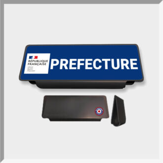 CLIP PARE-SOLEIL RETRO-REFLECHISSANT PREFECTURE