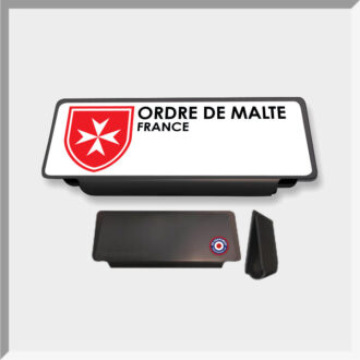 CLIP PARE-SOLEIL RETRO-REFLECHISSANT ORDRE DE MALTE