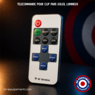 TELECOMMANDE PARE SOLEIL LUMINEUX LED UNIVISOR
