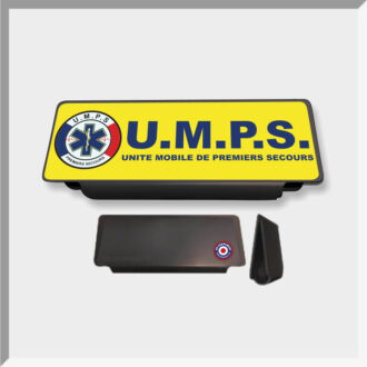 CLIP PARE-SOLEIL RETRO-REFLECHISSANT UMPS