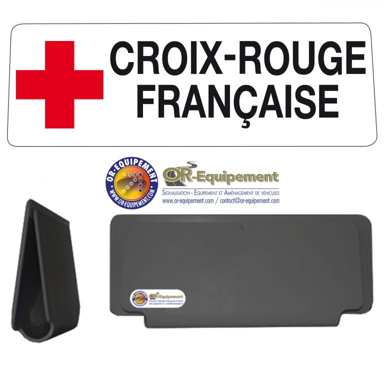 SIGNAL SAFETY Clip Pare-Soleil Rétro-Réfléchissant - Livraison Rouge/Blanc - 30x11cm