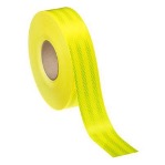 BANDE RETRO JAUNE CITRON 3M (au mètre)