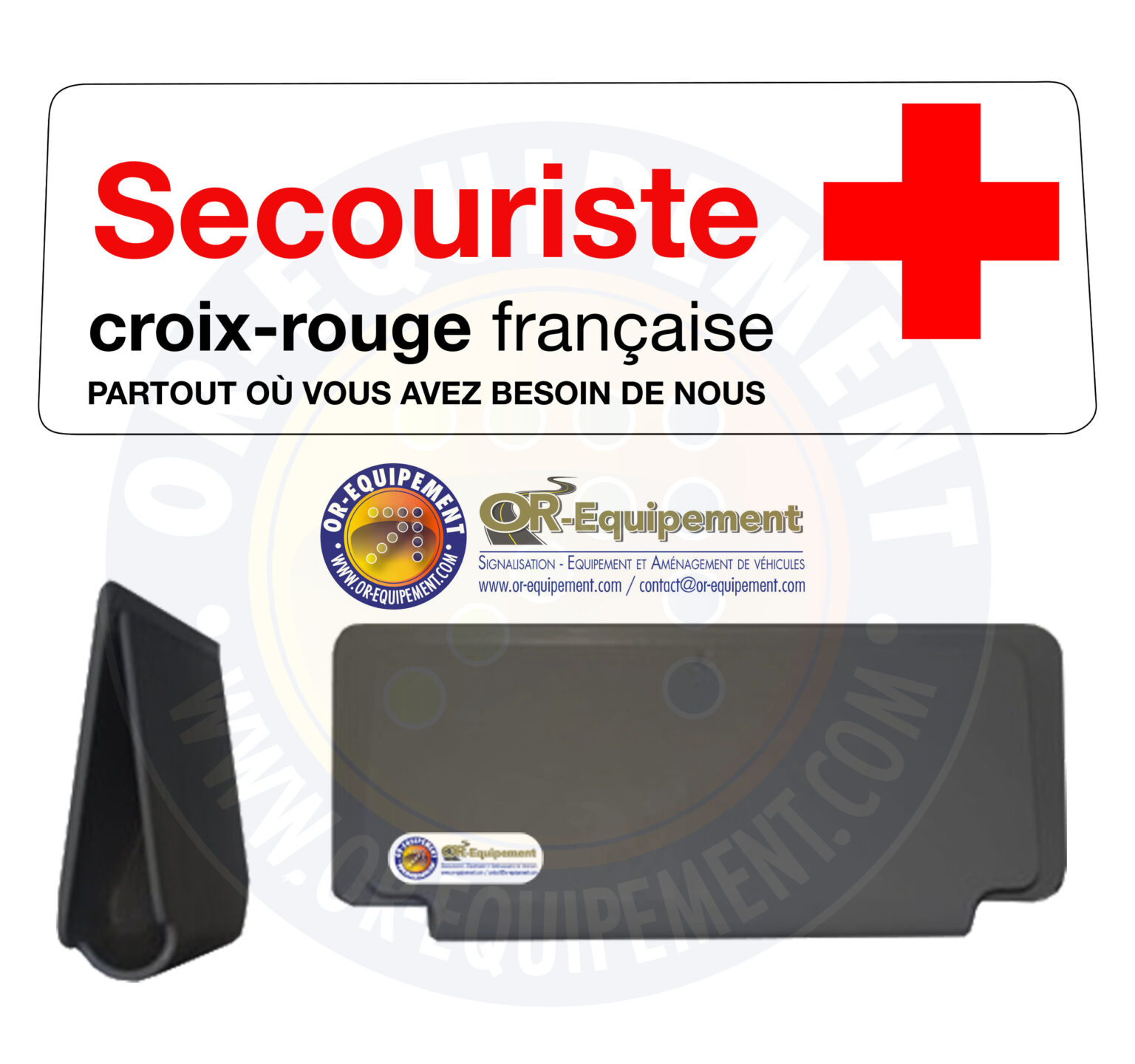 Clip Pare-soleil 'Livraison 5 Minutes' Rétro-réfléchissant - Installation Facile Sans Colle - 7