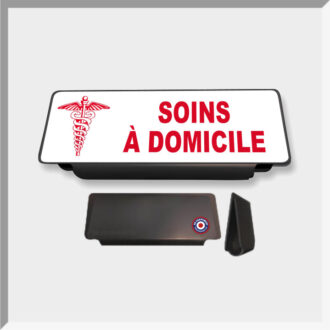 CLIP PARE-SOLEIL RETRO-REFLECHISSANT SOINS A DOMICILE