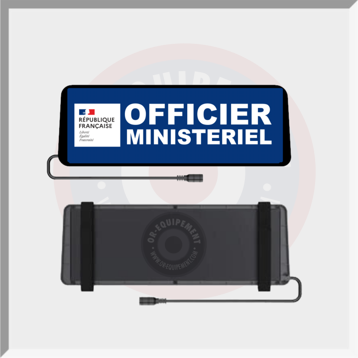 CLIP PARE SOLEIL LUMINEUX OFFICIER MINISTERIEL
