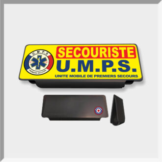 CLIP PARE-SOLEIL RETRO-REFLECHISSANT U.M.P.S. SECOURISTE