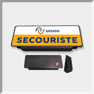 CLIP PARE-SOLEIL RETRO-REFLECHISSANT UNASS SECOURISTE