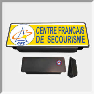 CLIP PARE-SOLEIL RETRO-REFLECHISSANT CENTRE FRANCAIS DU SECOURISME