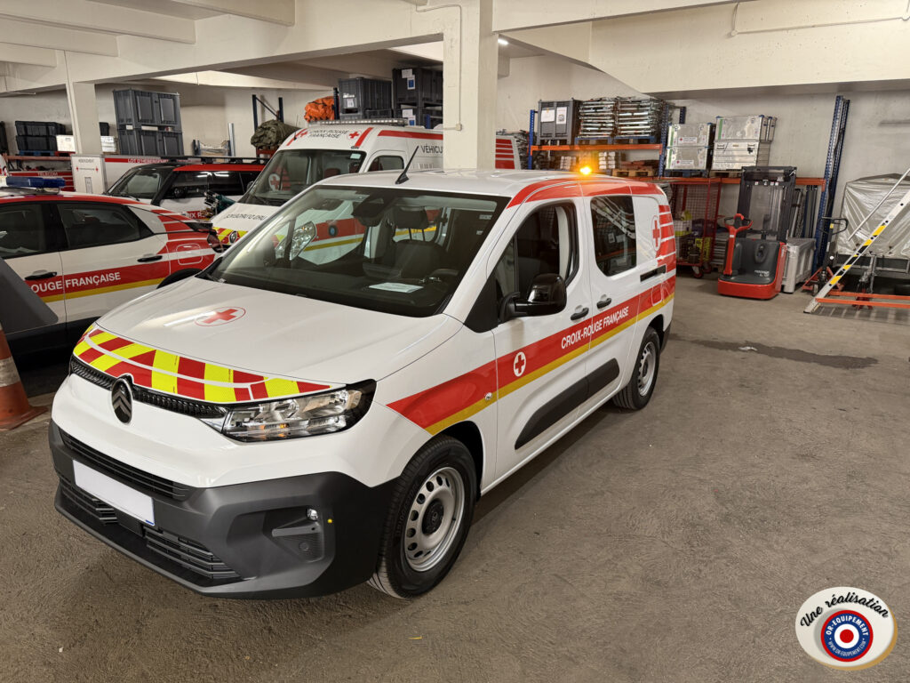 Croix-Rouge française de Boulogne – Citroën Berlingo XL – Vue de présentation