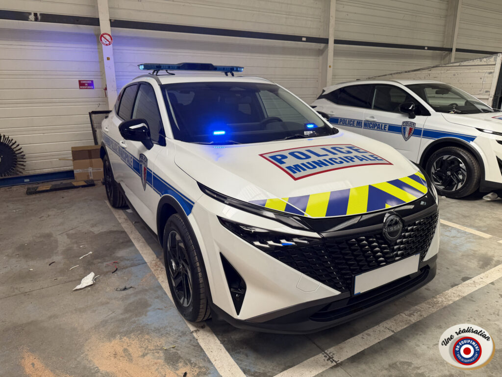 Police municipale de Lisses – Nissan Qashqai – Vue de présentation