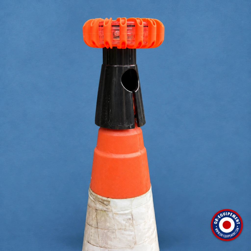 Support de balise magnétique pour cône de signalisation