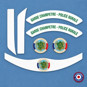 KIT CASQUE F2 GARDE CHAMPETRE POLICE RURALE