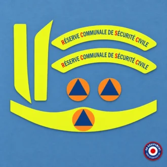 KIT CASQUE F2 RESERVE COMMUNALE DE SECURITE CIVILE