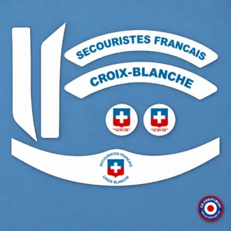 KIT CASQUE F2 SECOURISTES FRANCAIS CROIX BLANCHE – Ne sont vendus que sur justificatif