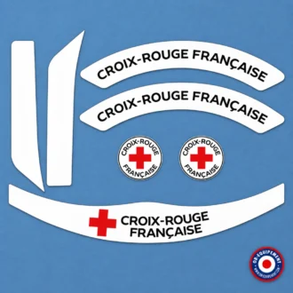 KIT CASQUE F2 CROIX ROUGE FRANCAISE – Ne sont vendus que sur justificatif