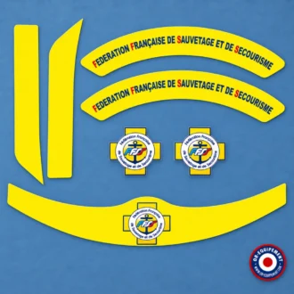 KIT CASQUE F2 FEDERATION FRANCAISE DE SAUVETAGE ET DE SECOURISME – Ne sont vendus que sur justificatif