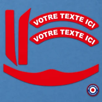 KIT CASQUE F2 PERSONNALISE