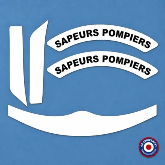 KIT CASQUE F2 SAPEURS POMPIERS – Ne sont vendus que sur justificatif
