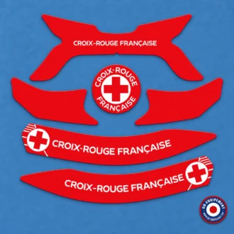 Kit casque F2XR Croix-Rouge Française