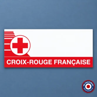 Plaque Magnétique Croix Rouge Française