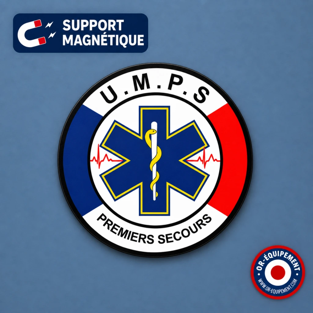 Logo rond 300 mm magnetique UMPS